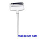 Cable Cargador 1m Conector Dock Connector 30 Pin Acodado Abajo de Apple a USB 2.0 iPod, iPhone y iPad