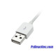 Cable Cargador 1m Conector Dock de Apple Ángulo Derecho 30 Pines a USB iPod, iPhone, iPad