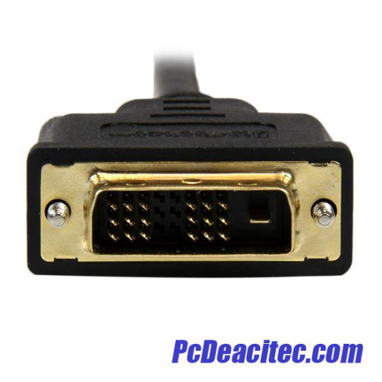 Cable Mini HDMI a DVI-D (18+1) de 1 m