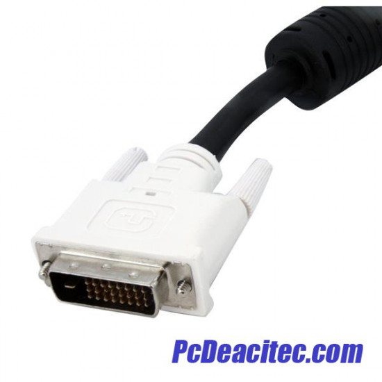 Cable DVI-D macho a DVI-D macho dual digital (24+1 pin) de 0.9 m