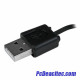 Cable mini USB y micro USB B a USB 2.0 A retráctil de 0.76 m