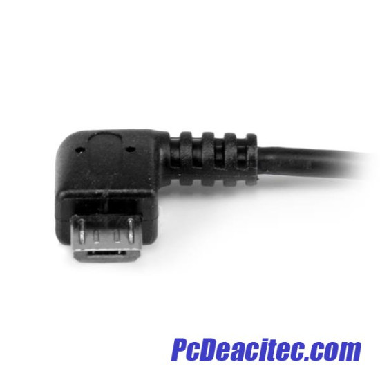 Cable Adaptador Micro USB OTG codo derecha a USB A hembra de 12 cm