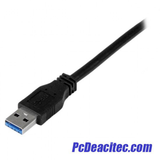 Cable USB 3.0 tipo A macho a B macho de 2 m