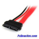 Cable SATA Slimline a SATA Hembra a Macho de 15 cm