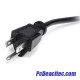 Cable energía para PC C13 a NEMA5-15P 14AWG de 90 cm 