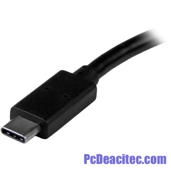 Convertidor USB-C a HDMI 4K, VGA, USB 3.0, Jack RJ45