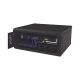 Gabinete de Montaje en Pared, Con Puerta de Cristal, Cuerpo Fijo con Rack, de 19in, 4UR, Color Negro
