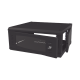 Gabinete de Montaje en Pared, Con Puerta de Cristal, Cuerpo Fijo con Rack, de 19in, 4UR, Color Negro