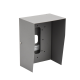 Cubierta Industrial para montaje de Porteros IP Fanvil y Grandstream, pintura electrostática color gris.