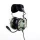 Auriculares de ala fija con atenuación de ruido pasivo para aviación general 