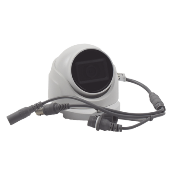Turret TURBOHD 5 Megapixel / Lente 2.8 mm / Audio por Coaxitron / 30 mts IR EXIR / Exterior IP67 / 4 Tecnologías / dWDR