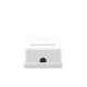 Caja de pared con 1 puerto Keystone, incluye jack STP Cat5e