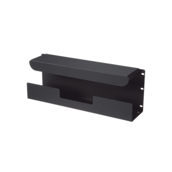 Accesorio Pasacables Para Rack Estándar de 19 in, 4 UR, Capacidad de 260 Cables Cat6, 4.5 in de Profundidad, Color Negro