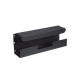 Accesorio Pasacables Para Rack Estándar de 19 in, 4 UR, Capacidad de 260 Cables Cat6, 4.5 in de Profundidad, Color Negro