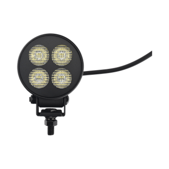 Luz de Trabajo Ultra brillante Circular, 4 LED, 2556 Lúmenes, 12-24 Vcd