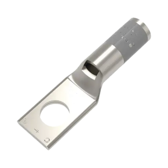 Zapata Terminal de Compresión BURNDY Cañón Corto para Tornillo de 3/8