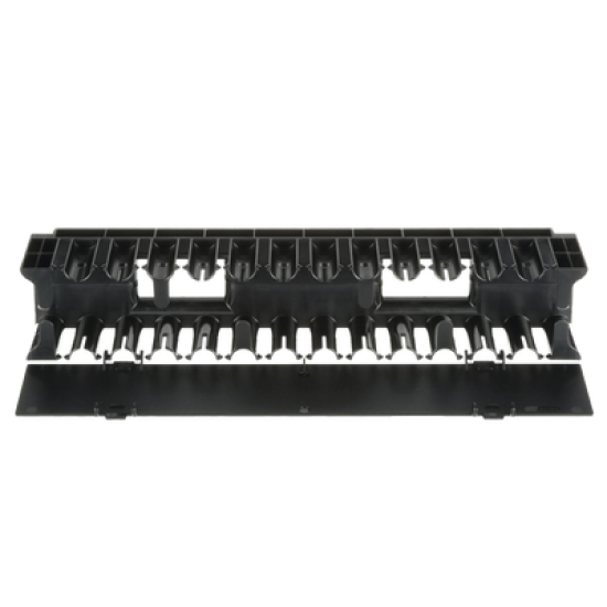 Organizador de Cables Horizontal NetManager, Sencillo (Solo Frontal), Para Rack de 19in, 2UR