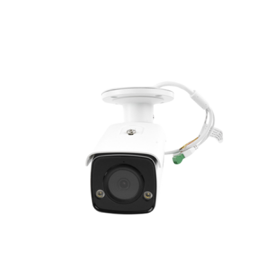 [ PROTECCIÓN ACTIVA ] Bala IP 5 Megapixel / Lente 4 mm / 60 mts IR EXIR / Exterior IP67  / WDR 120 dB / PoE + / Micrófono y Bocina Integrada / AcuSense / MicroSD