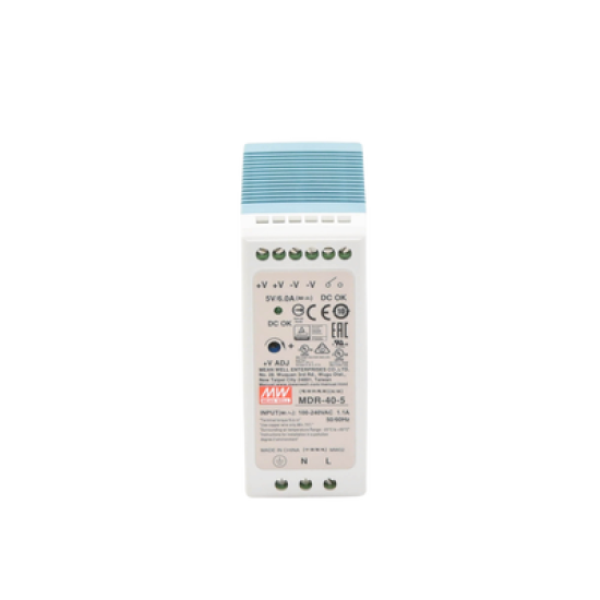 Fuente de poder Industrial Riel Din 5Vcc, 40W