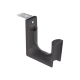 Sujetador STRONGHOLD tipo J (J-Hook), Con Soporte para Montaje en Techo, Para 180 Cables Cat6, Nylon 6.6, Color Negro, 10 piezas