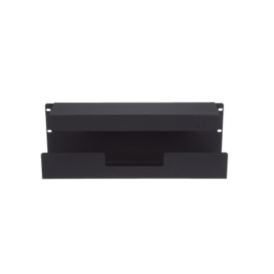 Accesorio Pasacables Para Rack Estándar de 19 in, 4 UR, Capacidad de 260 Cables Cat6, 4.5 in de Profundidad, Color Negro