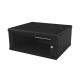 Gabinete de Pared Fijo, Con 4 Unidades de Rack, de 19 in, Fabricado en Acero, Puerta Perforada. 