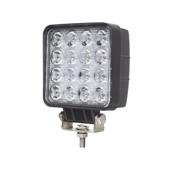 Luz de trabajo de 16 LED, 4000 Lumenes, 48 Watts, 10-30 Vcc, IP67