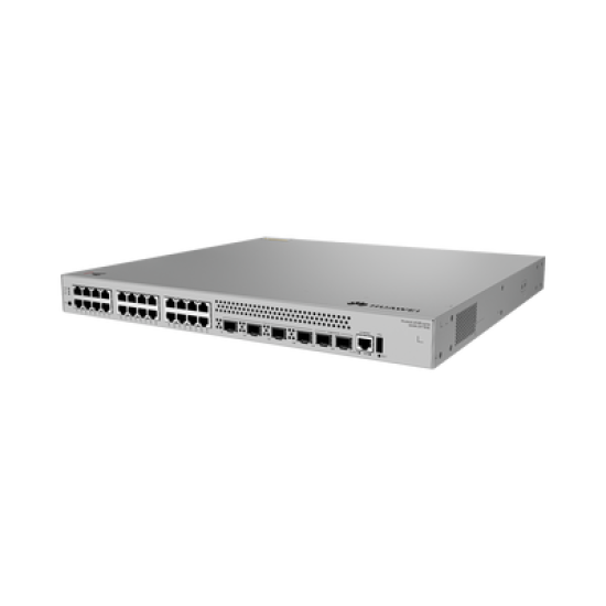 Switch Empresarial Core Gigabit Administrable  Capa 3 / 24 Puertos 10/100/1000 Mbps / 4 Puertos 10GE SFP+ Uplink / 2 Puertos 10GE SFP+ (Stack) / ERPS / Ruteo Dinamico (RIP, OSPF, IS-IS y BGP)  / iStack / Administración Nube Gratis