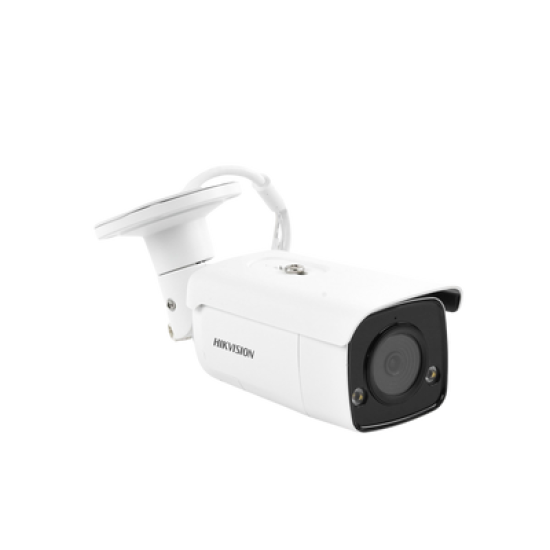 [ PROTECCIÓN ACTIVA ] Bala IP 5 Megapixel / Lente 4 mm / 60 mts IR EXIR / Exterior IP67  / WDR 120 dB / PoE + / Micrófono y Bocina Integrada / AcuSense / MicroSD