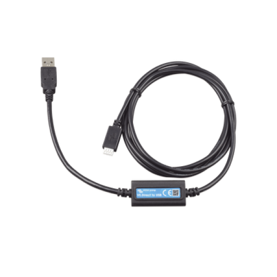 Cable de Comunicación  VE.Direct a USB para controladores Victron