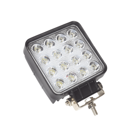 Luz de trabajo de 16 LED, 4000 Lumenes, 48 Watts, 10-30 Vcc, IP67