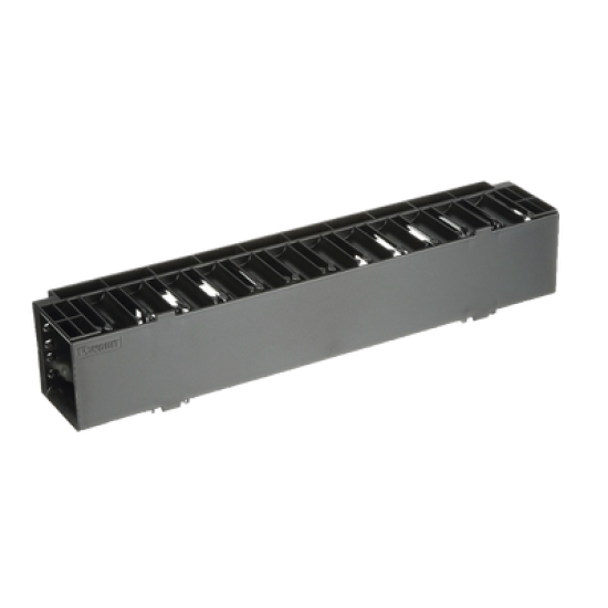 Organizador de Cables Horizontal NetManager, Sencillo (Solo Frontal), Para Rack de 19in, 2UR