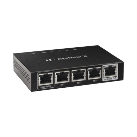 EdgeRouter X de 5 puertos Gigabit con funciones avanzadas de ruteo