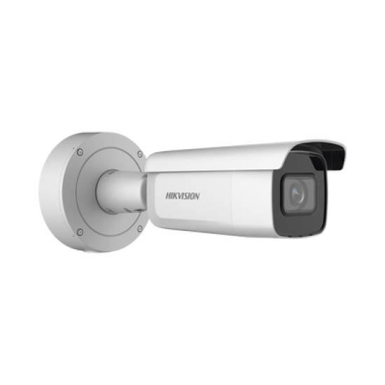 Bala IP 8 Megapixel (4K) / Lente Mot. 2.7 a 13.5 mm / 60 mts IR EXIR / Exterior IP66 / IK10 / DARKFIGHTER / Audio y Alarma I/O / PoE+ / ONVIF / Micro SD / 4 Analíticos: AcuSense, Deteccion Facial, Conteo de Personas por Cruce y Zona