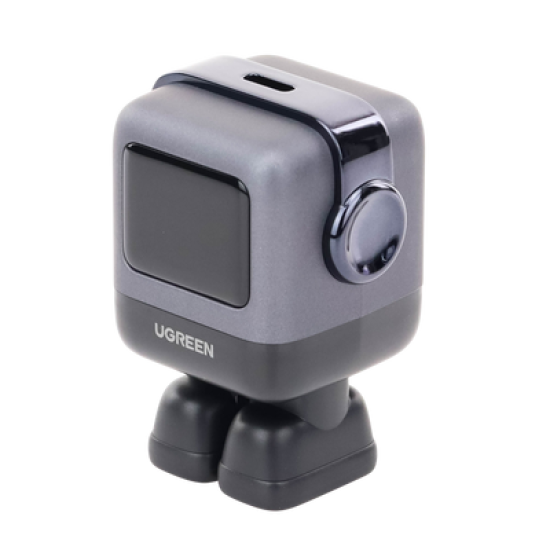 Cargador Mini GaNRobot 30W serie Nexode | 1 USB-C de Carga Rápida | Tecnología GaN II | Multiprotocolo PD/QC/SCP/FCA | Carga Inteligente | Pantalla LED | Zapato Magnético Extraíble | Thermal Guard | Color Negro.