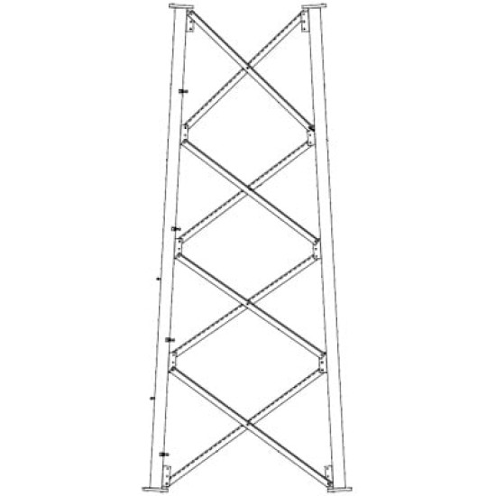 Sección 8 Intermedia para Torre Autosoportada línea SSV (Código de Fábrica: 8N) Sección 8 Intermedia para Torre Autosoportada línea SSV (Código de Fábrica: 8N)