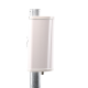 Antena Sectorial de 2.4 GHz, ganancia 12 dBi,  Angulo de apertura de 90 °, Conector N-Hembra, con montaje incluido