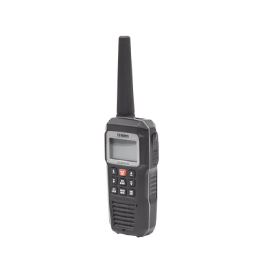 Radio Marino Portátil VHF, flotante y sumergible, Rx: 156.050-163.275MHz Tx: 156.025-157.425MHz, cumple con los canales marinos Internacionales, de EUA y Canadá
