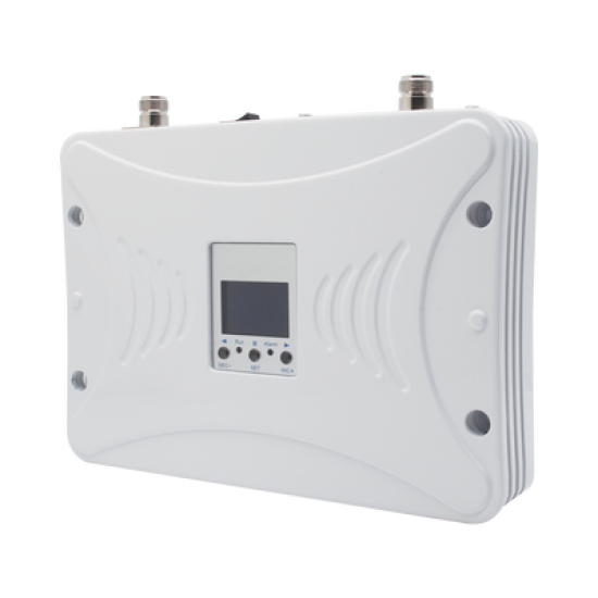 Kit Amplificador de Señal Celular 4G LTE, 3G y Voz. Funciona con Todos los Operadores. Soporta Múltiples Dispositivos y Tecnologías. Hasta 1000 metros cuadrados de Cobertura