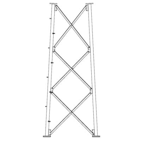 Sección 10 Base para Torre Autosoportada línea SSV (Código de Fábrica: 10N183) Sección 10 Base para Torre Autosoportada línea SSV (Código de Fábrica: 10N183)