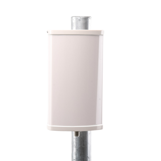 Antena Sectorial de 2.4 GHz, ganancia 12 dBi,  Angulo de apertura de 90 °, Conector N-Hembra, con montaje incluido