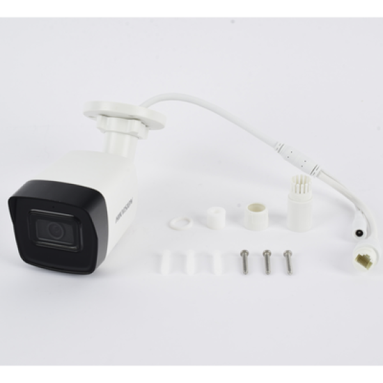Bala IP 4 Megapixel / Lente 2.8 mm / ACUSENSE Lite (Detección de Movimiento en Humanos y Vehiculos) / Microfono Integrado / 30 mts IR EXIR 2.0 / Exterior IP67 / WDR 120 dB / PoE / ONVIF / MicroSD