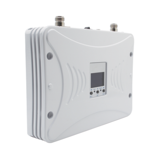 Kit Amplificador de Señal Celular 4G LTE, 3G y Voz. Funciona con Todos los Operadores. Soporta Múltiples Dispositivos y Tecnologías. Hasta 1000 metros cuadrados de Cobertura