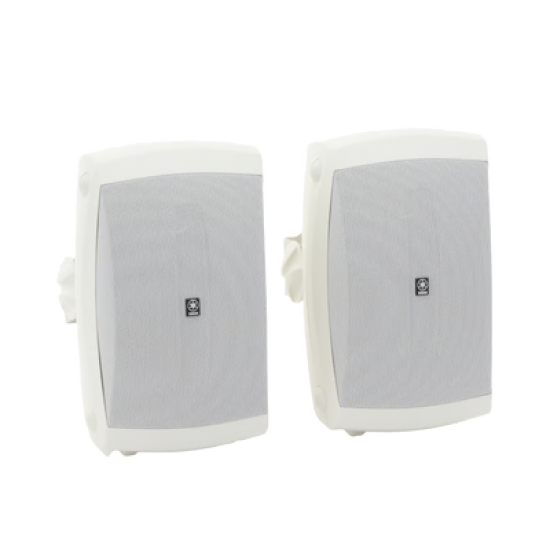 Altavoces de Montaje en Superficie de 2 vias | Woofer 5 in, Tweeter 0.5 in | Semi-Exterior, 6 ohms | Par Color Blanco