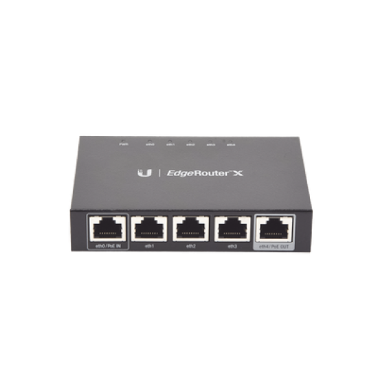 EdgeRouter X de 5 puertos Gigabit con funciones avanzadas de ruteo