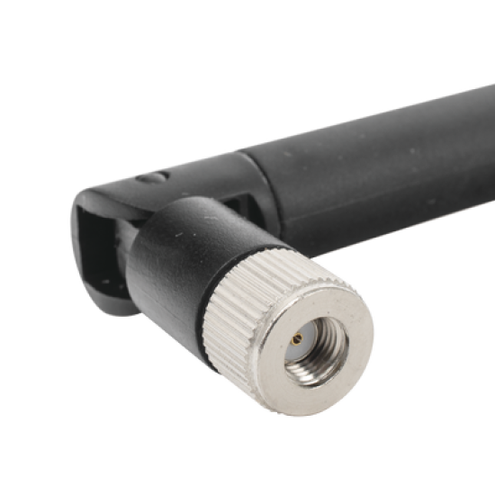 Antena Omnidireccional, 2.4 - 2.5 GHz, 9 dBi. Dimensiones 38.4 cm, ideal para router o puntos de acceso 