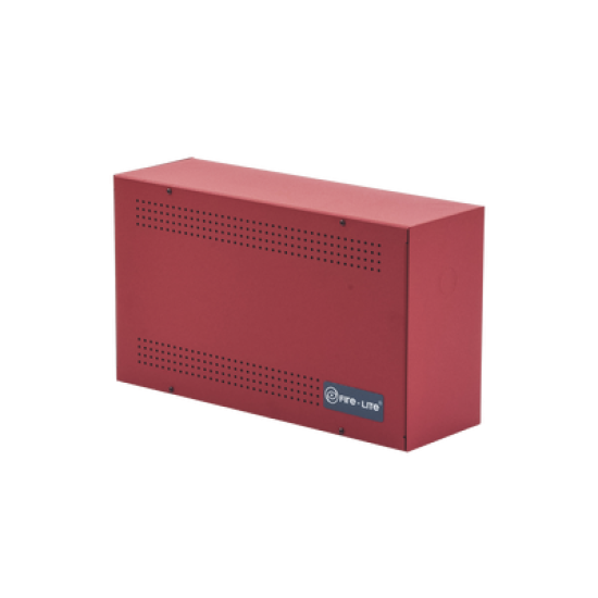 Gabinete para dos baterías de respaldo de 18 AH. Aplicaciones para sistemas de detección de incendio (FAS).