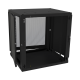 Gabinete de Pared Fijo, Puerta Perforada, Rack 19in,  de 12 Unidades de Rack