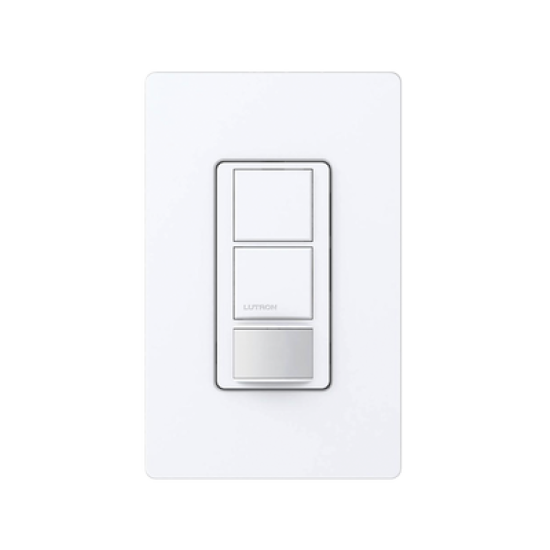 (XCT) Apagador doble con sensor de presencia, ideal para salas de entretenimiento, conferencia, etc.