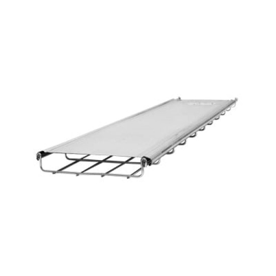 Tapa de 3 metros para charola tipo malla de 150 mm de ancho, cualquier peralte, con acabado Electro Zinc Tapa de 3 metros para charola tipo malla de 150 mm de ancho, cualquier peralte, con acabado Electro Zinc